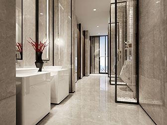 现代公共卫生间