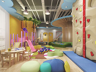北欧幼儿园活动区