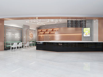 现代果汁奶茶店