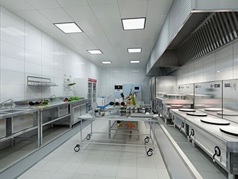 现代食堂厨房