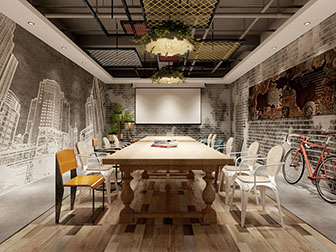 工业风会议室