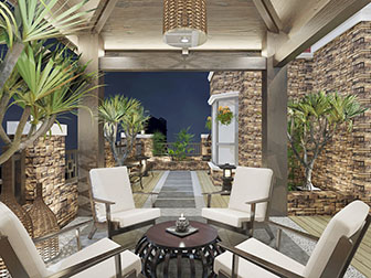 东南亚阳台露台