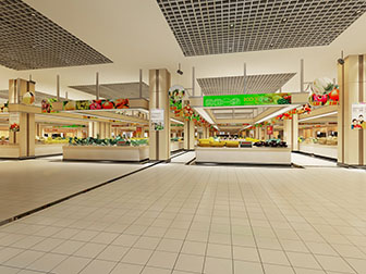 现代商场超市3d模型 现代商场超市