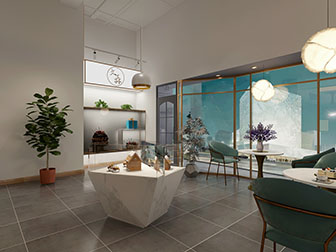 现代轻奢甜品店