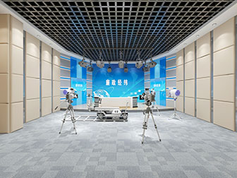 现代演播室演播厅
