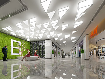 现代商场购物中心过道走廊休息区3d模型 现代商场购物中心过道走廊休息区