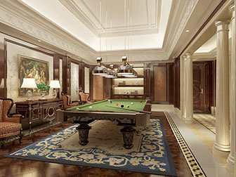 欧式台球室