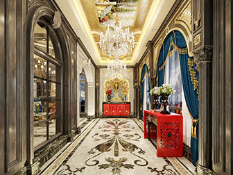 欧式古典玄关门厅