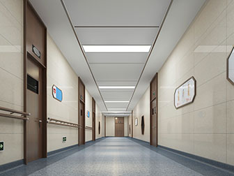 现代医院门诊过道走廊