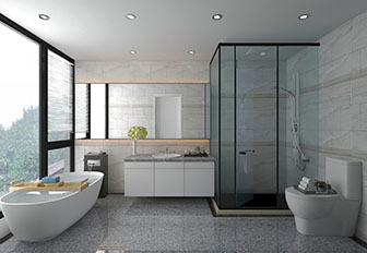 现代卫浴间卫生间