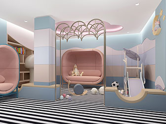 现代轻奢幼儿活动空间