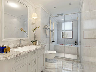 简欧卫浴间卫生间