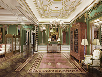 法式玄关过道大厅