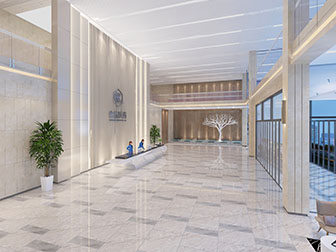 现代大厅接待前台