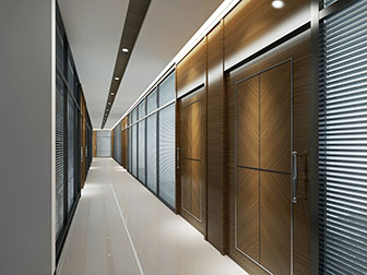 现代酒店走廊过道