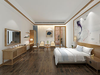 新中式酒店客房
