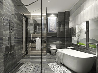 新中式卫生间卫浴间