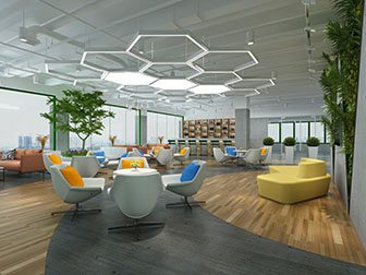 后现代办公接待洽谈区