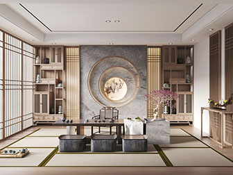 日式茶室榻榻米