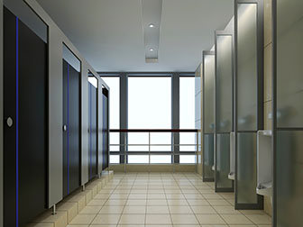 现代公共卫生间