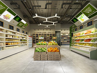 北欧水果店超市
