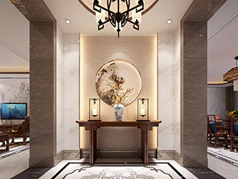 新中式门厅玄关