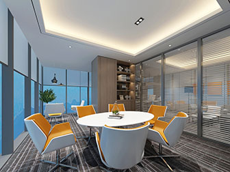 后现代办公接待休息区