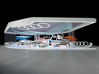 后现代汽车展厅展览