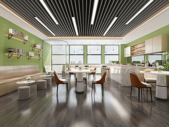 现代饭店餐馆就餐区