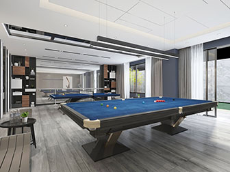 现代台球室