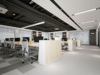 工业风公共办公区