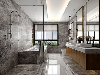 现代卫浴间卫生间