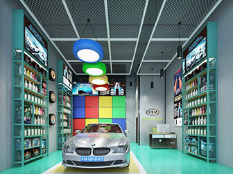 后现代汽车美容维修店