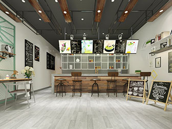 工业风奶茶店饮品店
