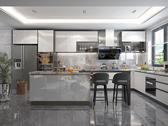 现代餐厅厨房