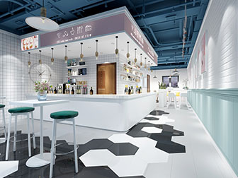 北欧奶茶店饮品店