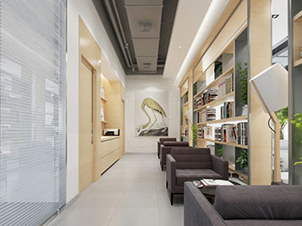 现代办公接待休息区