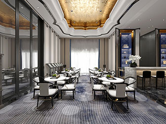 新中式售楼处洽谈区