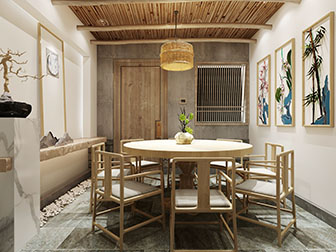 新中式民俗酒店包厢包间