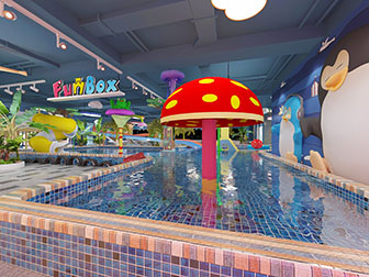 后现代儿童水上游乐场