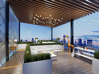 后现代接待洽谈区