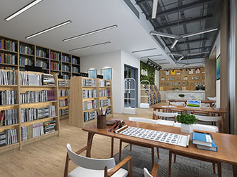 北欧书吧图书馆阅览室