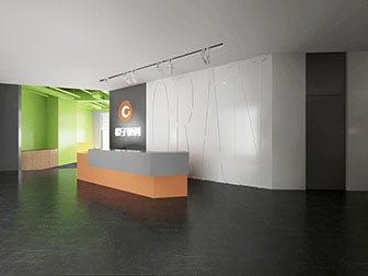 现代大堂前台接待台