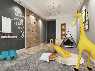 北欧儿童房活动区