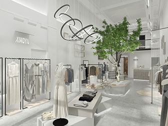 现代女装服装店