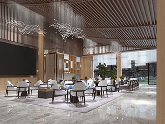 后现代售楼处接待洽谈区