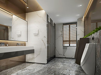 现代公共卫生间洗手间