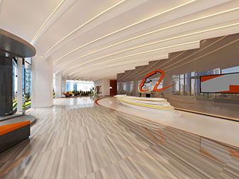 后现代大厅接待前台