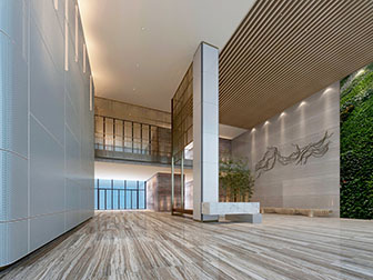 新中式大堂大厅接待区