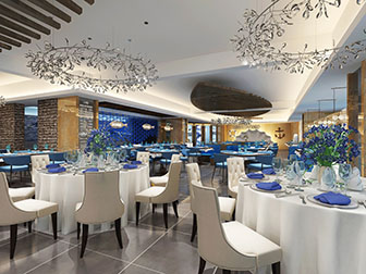 新古典酒店大堂就餐区